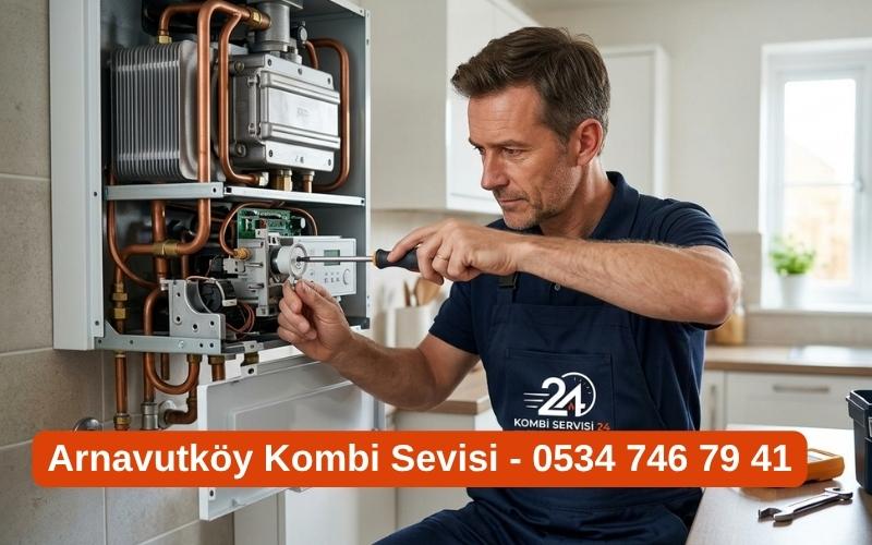 Arnavutköy lokasyon sayfasında kullanılmak üzere hazırlanmış, doğrudan telefon araması odaklı kombi teknik servis şablonu.